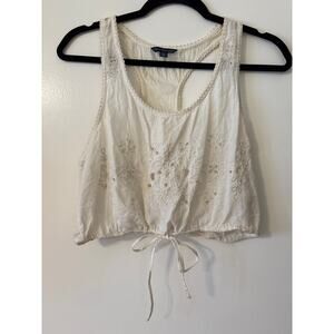 American Eagle Boho Lace Crop Top